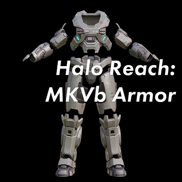 Halo Reach: Kit de archivos 3D de armadura MKVb