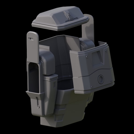 Halo 3 ODST we Are Odst Backpack 3D File Kit Etsy Israel