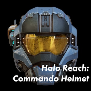 Halo Reach: コマンドー「カーター」ヘルメット 3D ファイル キット