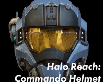 Halo Reach:kommando &quot;Carter&quot; Helm 3D File Kit