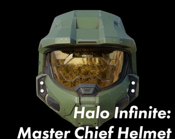 Halo Infinite: Master Chief Helmet 3D File Kit