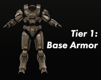 Halo Infinite Multiplayer MKVII Armor 3D File Kit  Tier: 1