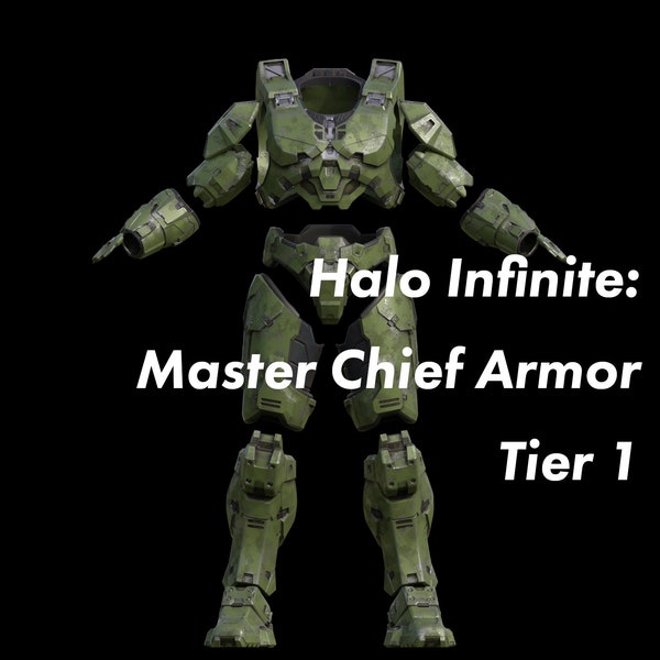 Halo Infinite: Kit de archivos 3D de armadura del jefe maestro
