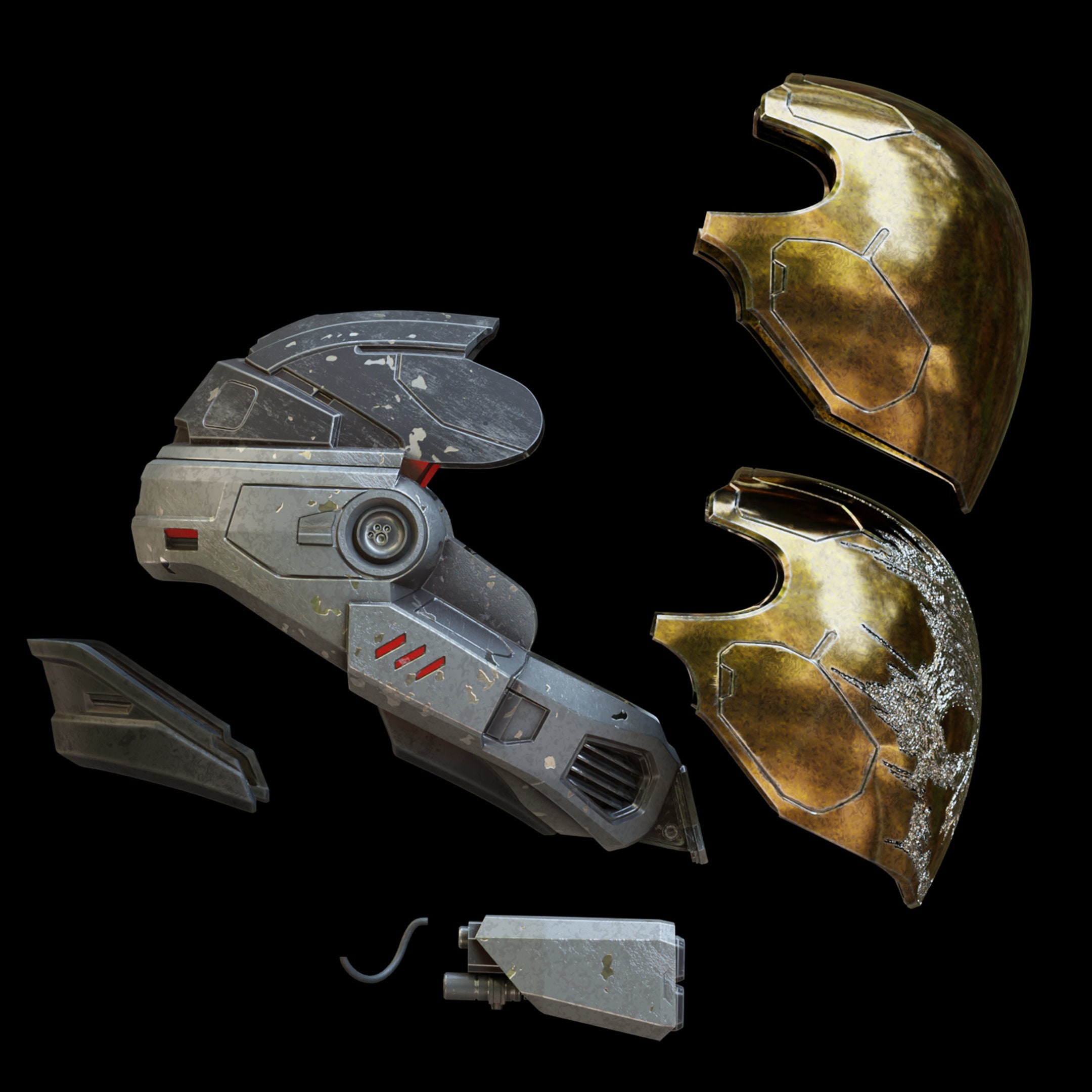 Halo Reach EVA emile Helmet 3D File Kit Etsy