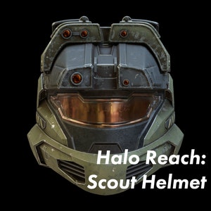 Halo Reach: Scout &quot;Jun&quot; Helmet 3D File Kit