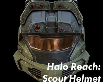 Halo Reach: Scout &quot;Jun&quot; Helm 3D File Kit