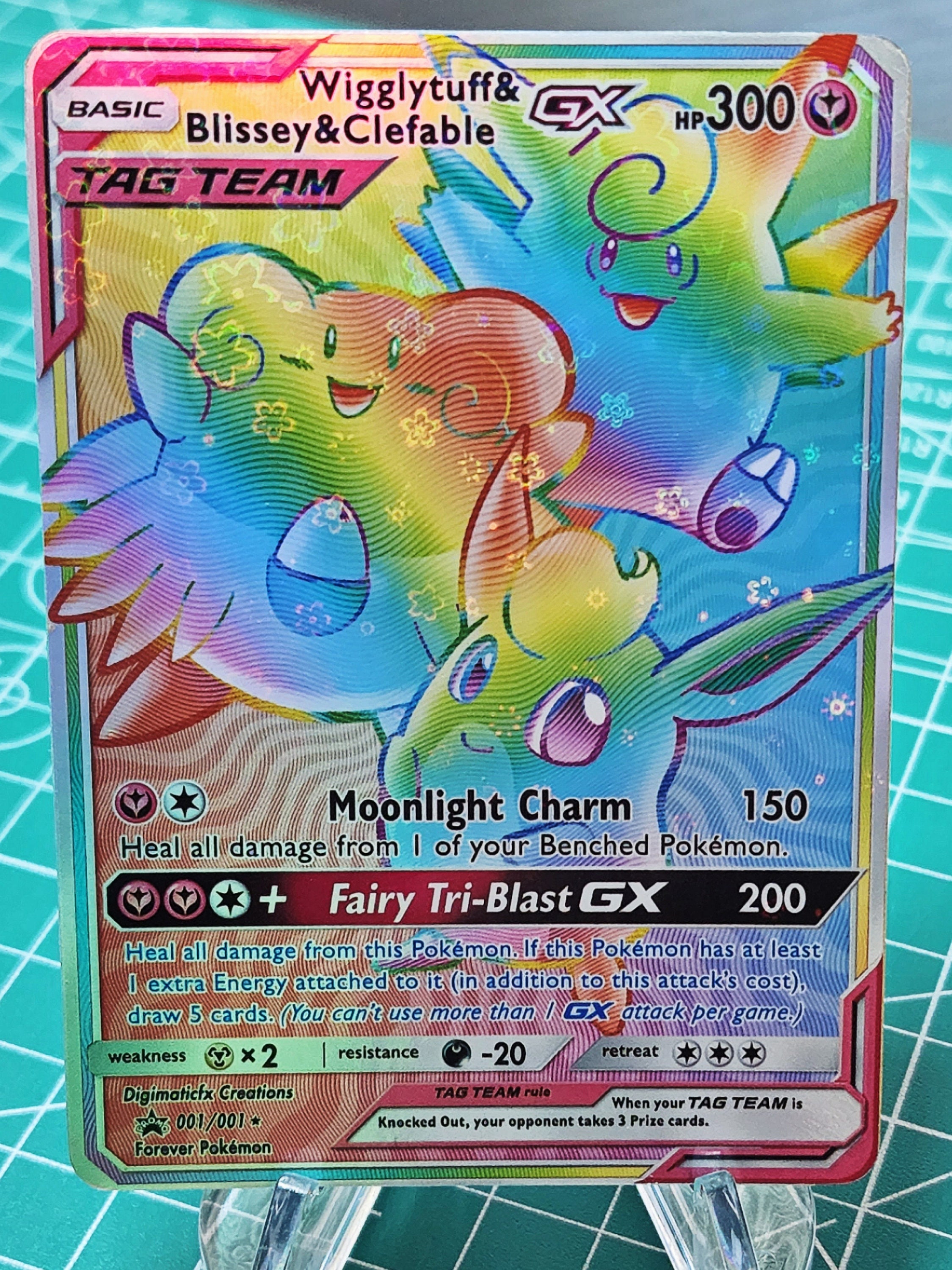 Custom/altered Pokémon // Wigglytuff Clefable and Blissey - Etsy