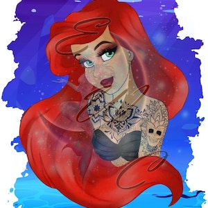 59 Breathtaking Little Mermaid Inspired Tattoos  TattooBlend