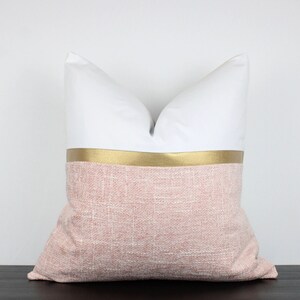 Blush and gold cushions hotsell