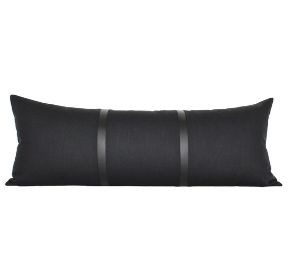 Large black pillow cases hot sale