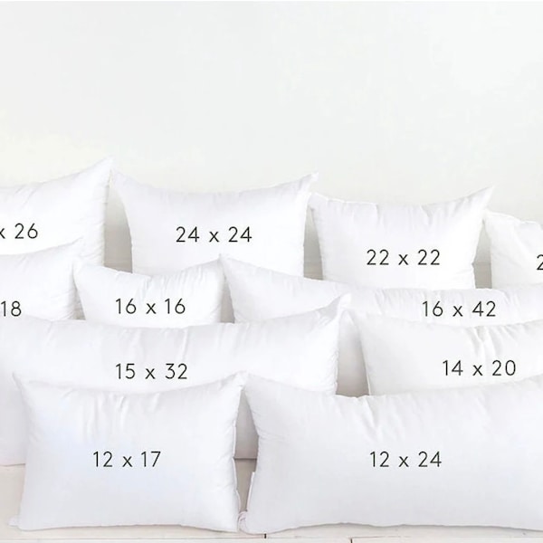 Pillow Inserts| Handwoven Pillow Inserts Custom Size Pillow Inserts| Very Soft Pillow Inserts All Sizings Pillow Inserts| Inserts Pillows
