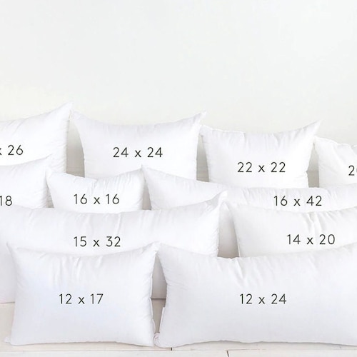 Pillow Inserts Handwoven Pillow Inserts Custom Size Pillow Etsy