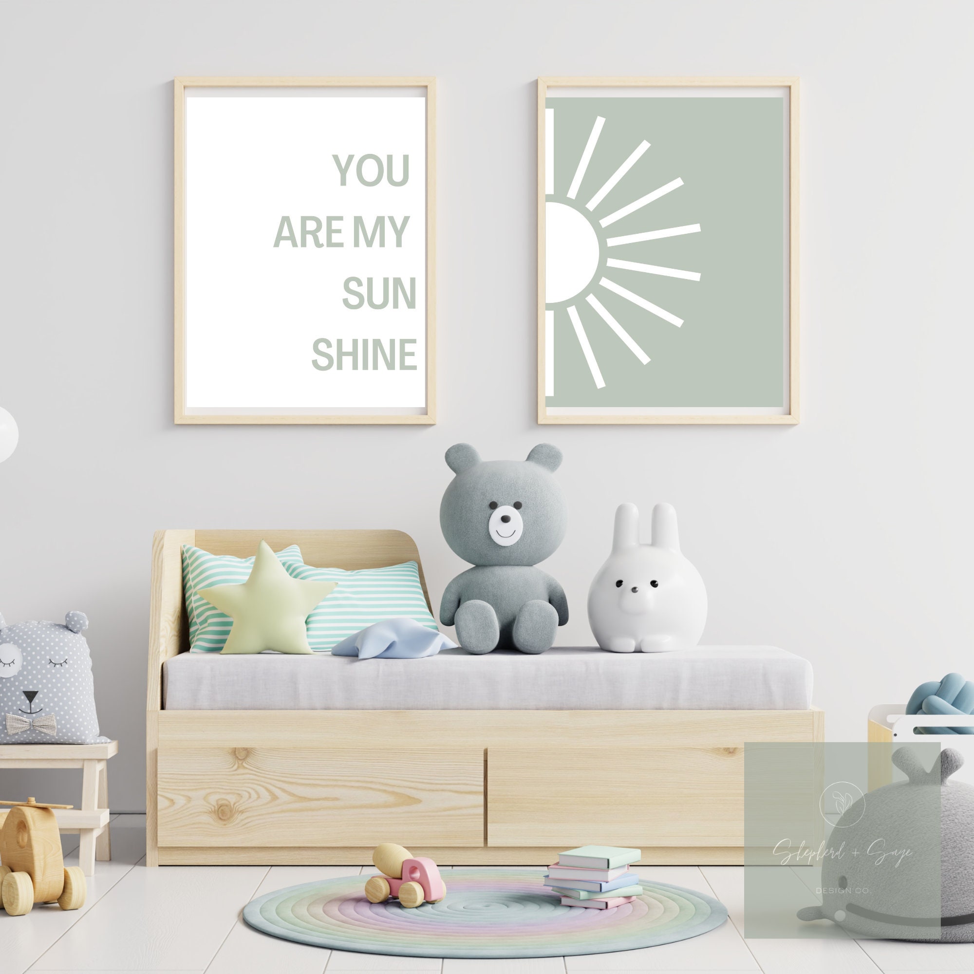 You Are My Sunshine L Nursery Printables L Nursery Decor L Digital ...