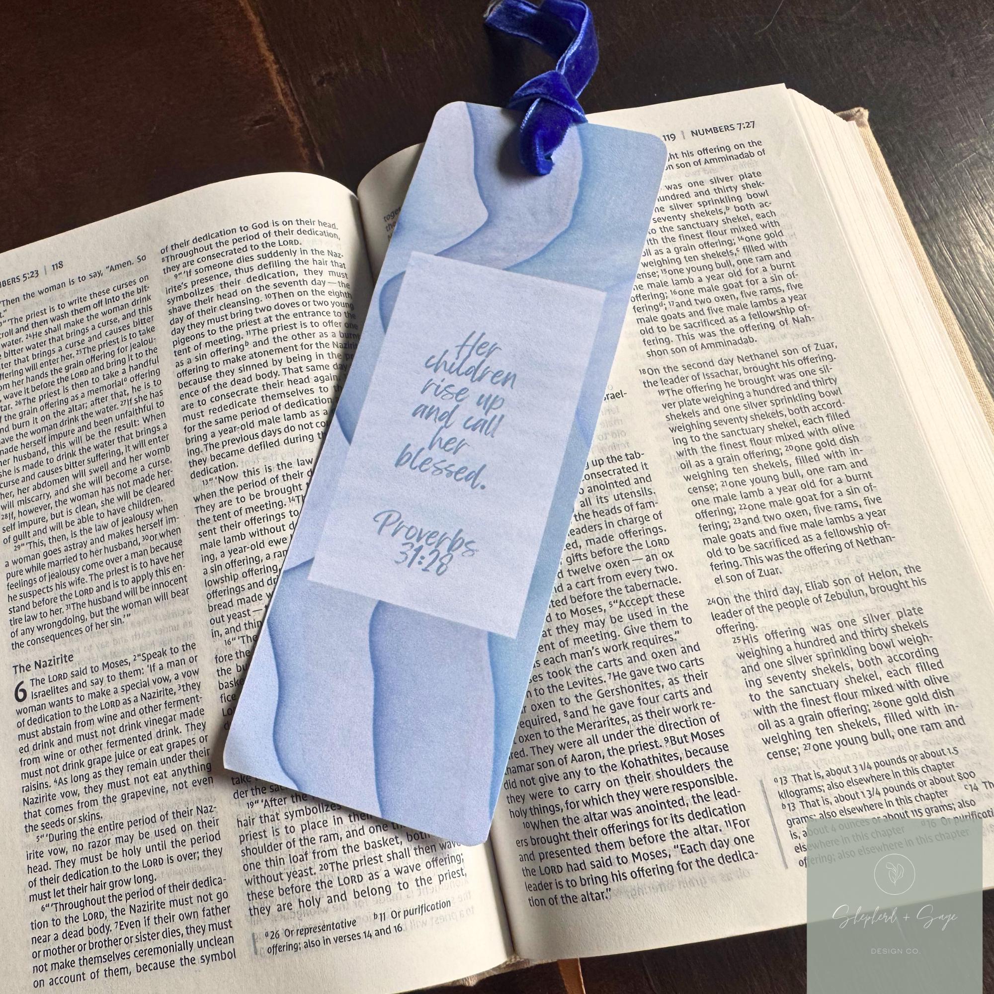 Motherhood Christian Bookmarks L Church Mother's Day Gift L Women's ...