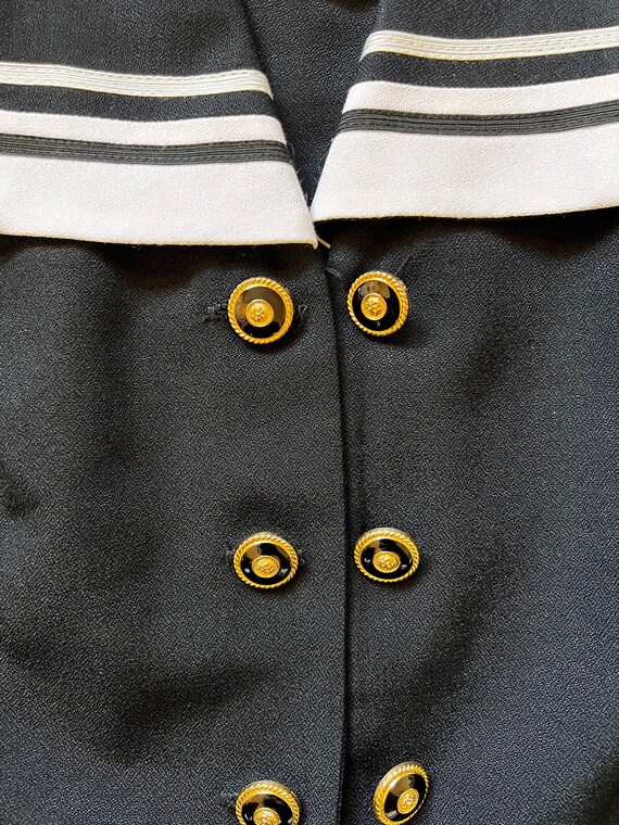 Vintage Sailor Black Vest - image 9