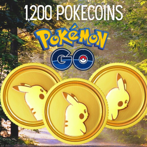 1 200 Pokecoins - Pokemon GO (PRIX RÉDUIT)