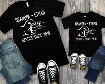 Grandpa and Grandson - Etsy