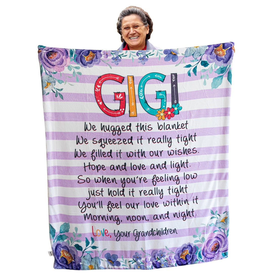 Gigi Sherpa Blanket Gigi Blanket Gigi Gifts From Etsy