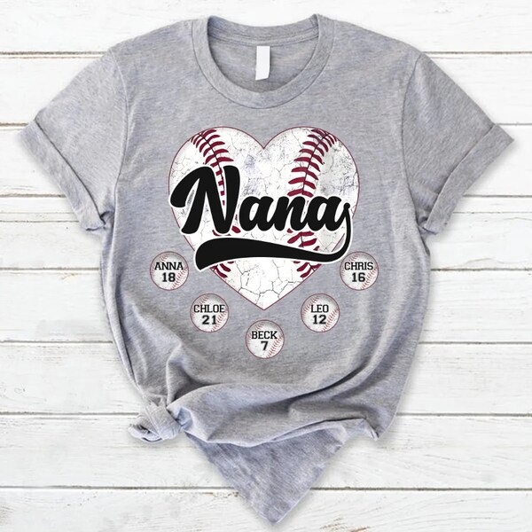 Baseball Nana Shirt Etsy