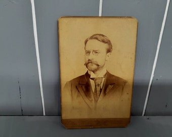 Antique Sepia Portrait Photograph of a Gentleman