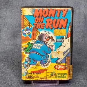 Spectrum 48k Game Monty on the Run  by GremlinGraphics, Retro Gaming, 1980&#39;s Video Game - Working
