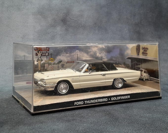 Fabbri 1/43 Scale Diecast Ford Thunderbird Model Car From the James ...