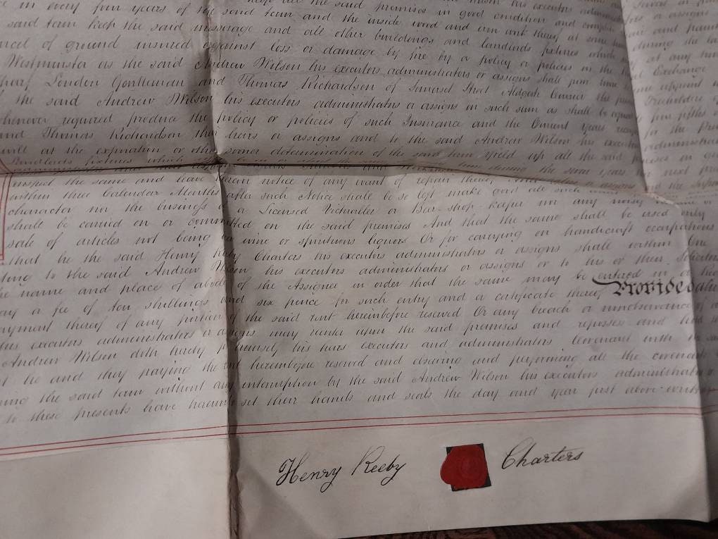 Victorian Contract Writing Examples Victorian Indenture, Antique Beautifully Hand Written Contract on ...