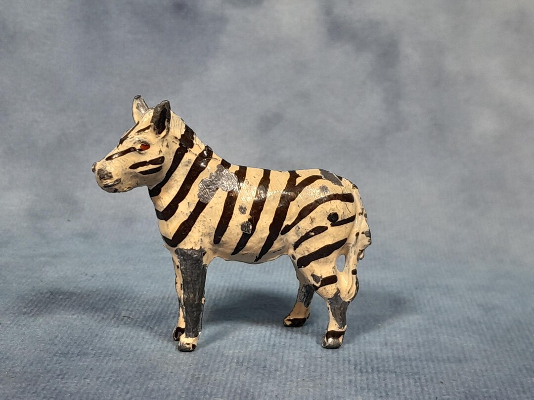 Vintage Metal Wild / Zoo Animal, Zebra - Etsy