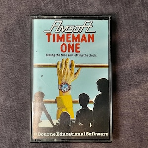 Amstrad Game Timeman One Amsoft, Retro Gaming, 1980&#39;s Video Game - Working
