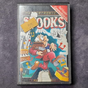 Commodore 64 Game Spooks by Mastertronic, Retro Gaming, 1980&#39;s Video Game - Working
