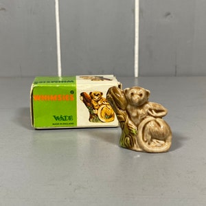 Wade Whimsie Langur in Original Box, Vintage Porcelain Miniature.