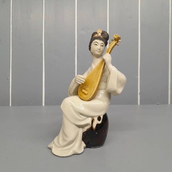 2X DEAR ITALY Lady Figurine Ornaments Vintage Resin Sculptures Signed A