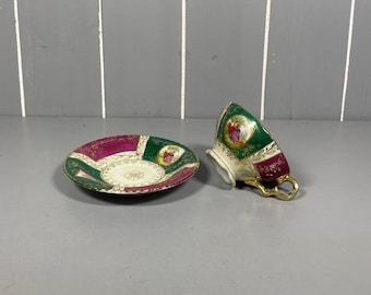 Bavaria Porcelain Small Cup and Saucer, Decorative Tableware - Coffee Cup / Espresso Cup