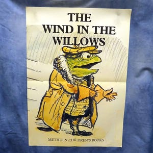 The wind in the willows, Methuen Children&#39;s Books poster from the 1980s