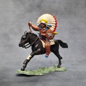 玩具セット　おもちゃ　フィギュア　レトロ　ビンテージ　インディアン　カウボーイ Toy cowboys indians - Etsy 日本