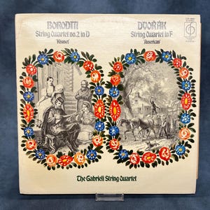 Borodin & Dvořák String Quartets – The Gabrieli String Quartet – Vintage Vinyl LP CFP 4004 Stereo