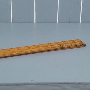 Rabone Chesterman No1162, opvouwbare 4-delige timmerlieden Meetliniaal, Yardliniaal