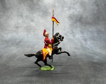 ヴィンテージディテール イギリス中世騎士のおもちゃのフィギュア 1971