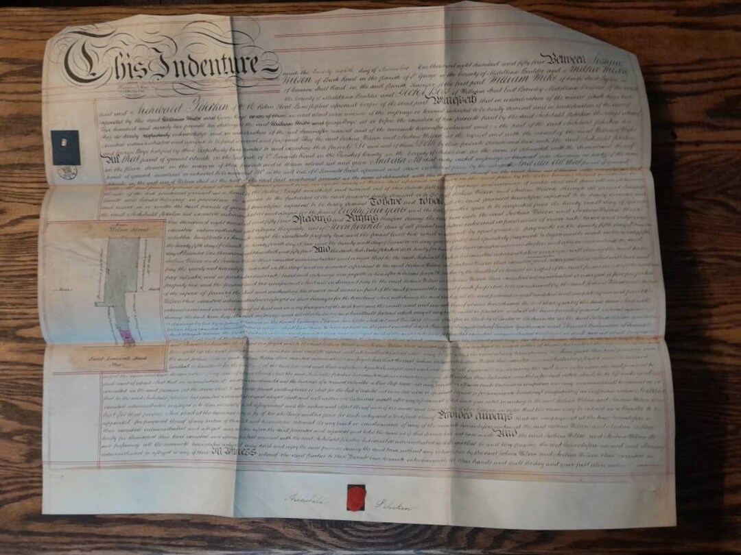 Victorian Contract Writing Examples Victorian Indenture, Antique Beautifully Hand Written Contract on ...