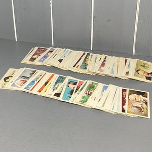 Collection of 150+ Vintage Bond Tea Collectable Cards, Famous People