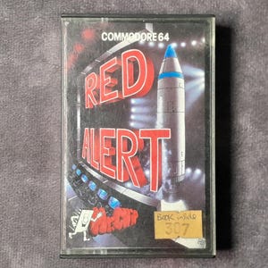 Commodore 64 Game Red Alert by Mr Chip Software, Retro Gaming, 1980&#39;s Video Game - Working