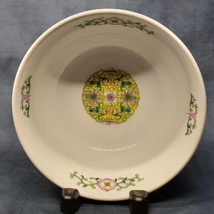 Vintage Chinese Bowl, Large Food Serving Bowl