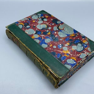 Knight i, Green Hardback book - Half hour of Engish History, Charles Knight - Knight 1, Antique Book