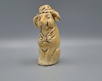 Vintage Keramik Grisfigur, 10,2 cm