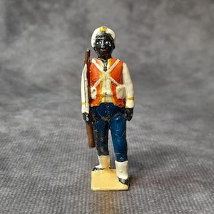 Seltener Spielzeugsoldat aus der West Indian Indianersparserie von Britains, c1945