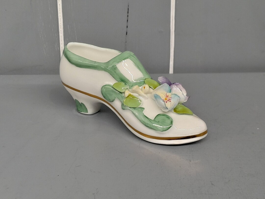 Royale Stratford Miniature Ceramic Ornamental Shoe Display Etsy