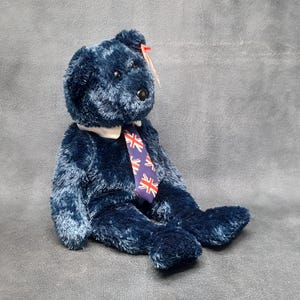Vintage Ty Beanie Baby Teddy Bear, Pops 2001 Beanie Baby Toy with Tags