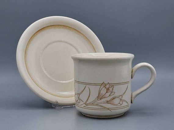 Vintage Cup and Saucer, Staffordshire Tableware England - Etsy