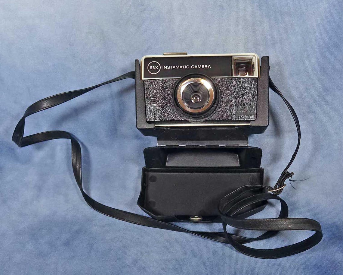 Vintage Kodak Instamatic 55x, 126 Film Camera, foto 2 di 5