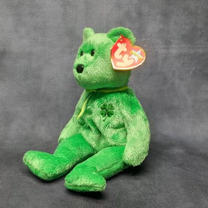 Vintage Ty Beanie Baby Teddy Bär, Dublin 2002 Mütze Baby Spielzeug mit Tags
